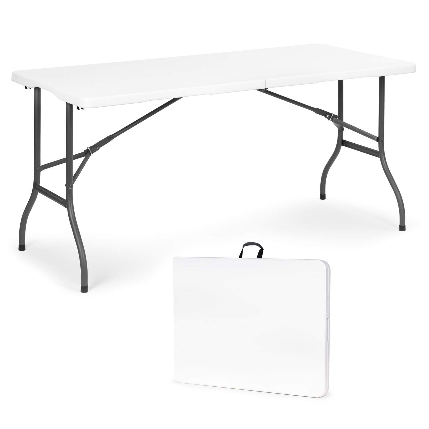 Sammenklappeligt cateringbord 153x70 cm - Robust og vedligeholdelsesfrit