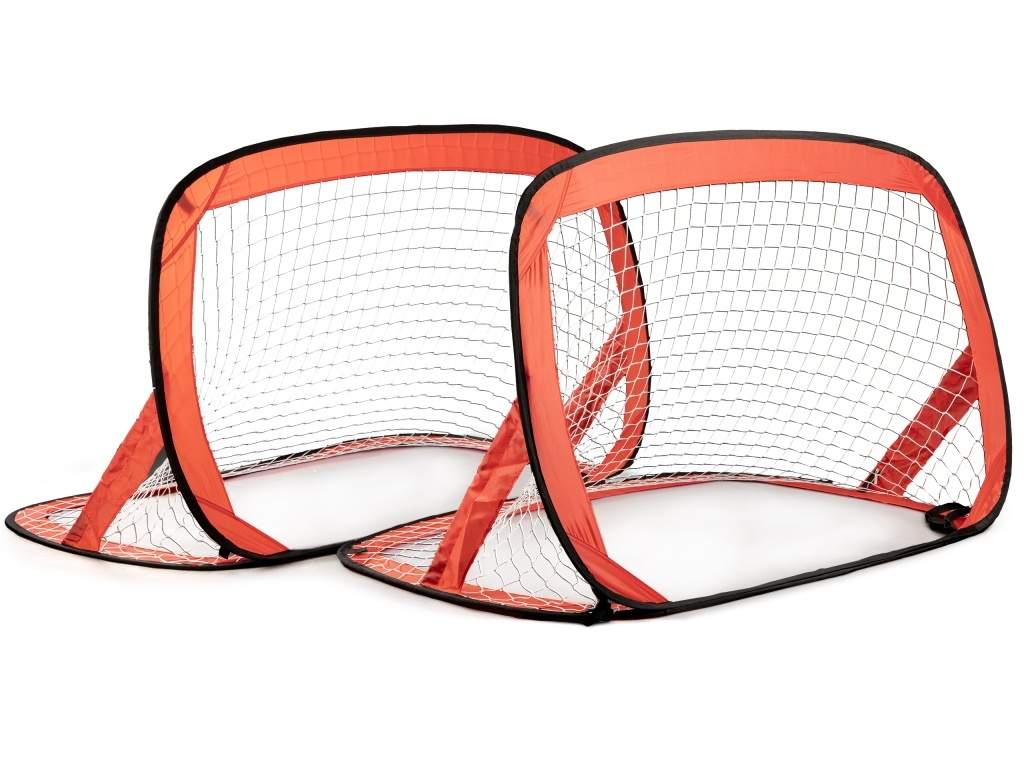 Selvsamlende fodboldmål til børn, 142x88x88 cm