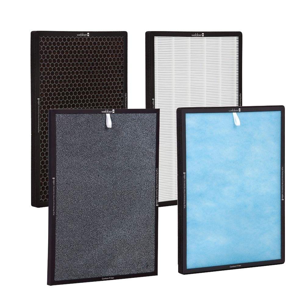 6-trins HEPA13-filtersæt med UV-C og Ionisator