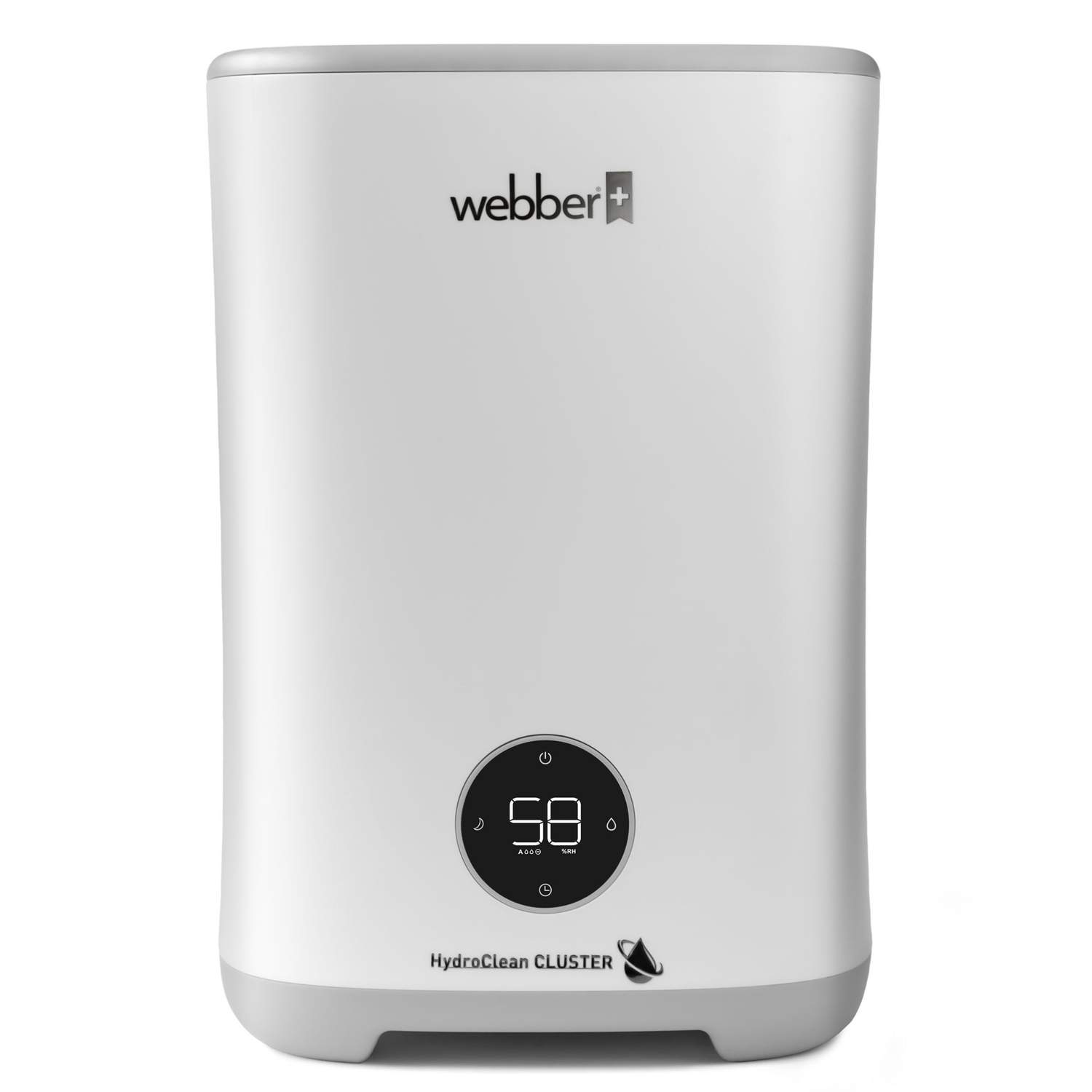 Luftfugter med ionisering og berøringsskærm, 30m²