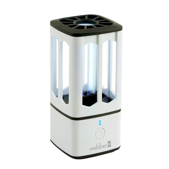 UV-C steriliseringslampe med timer og batteri