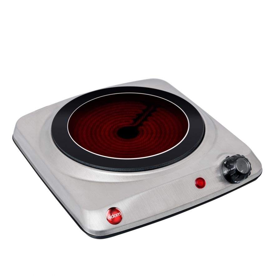 Keramisk El-komfur 1200W - Hurtig opvarmning