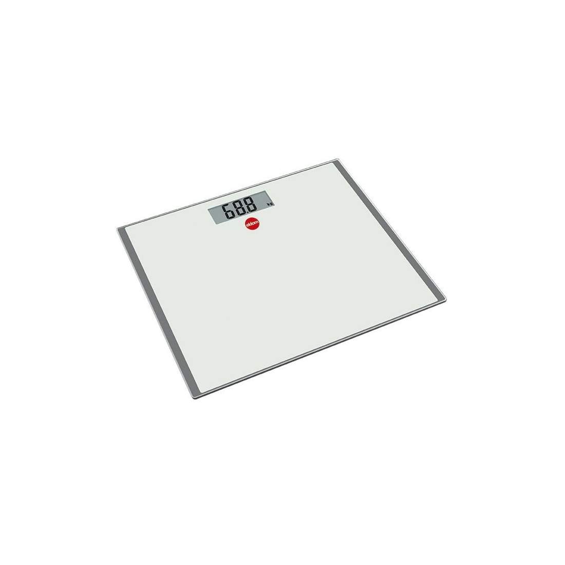 Vit Elektronisk Personvåg med LCD, 150 kg