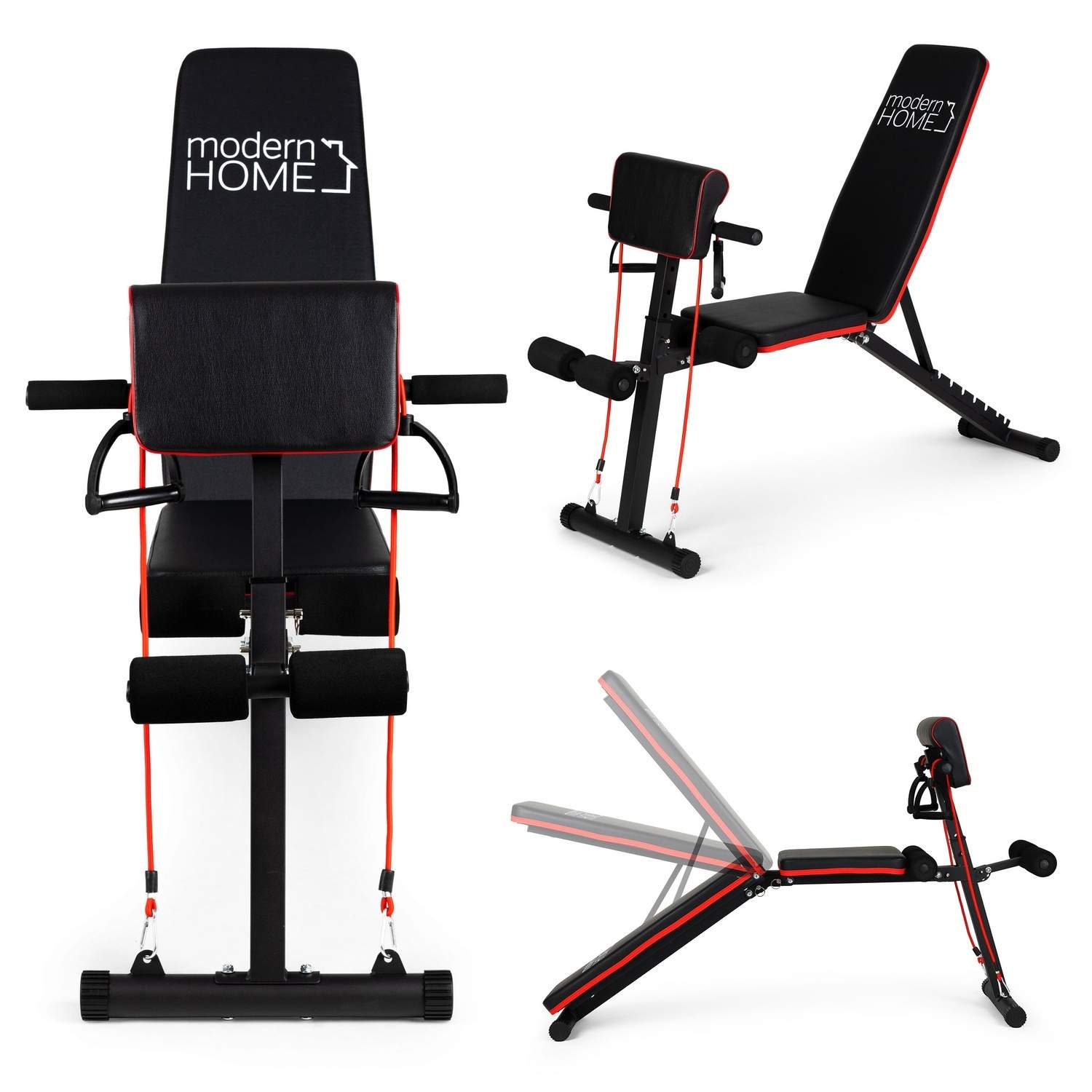 Justerbar træningsbænk Home Gym 7 tilstande