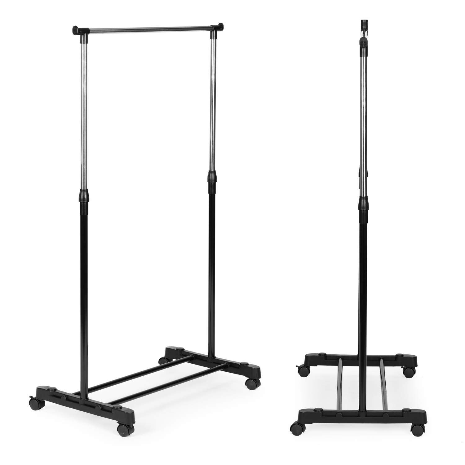 Justerbar Klädhängare med Hylla och Hjul | Mode & Accessoarer - Accessoarer - Paraply | Pryloteket