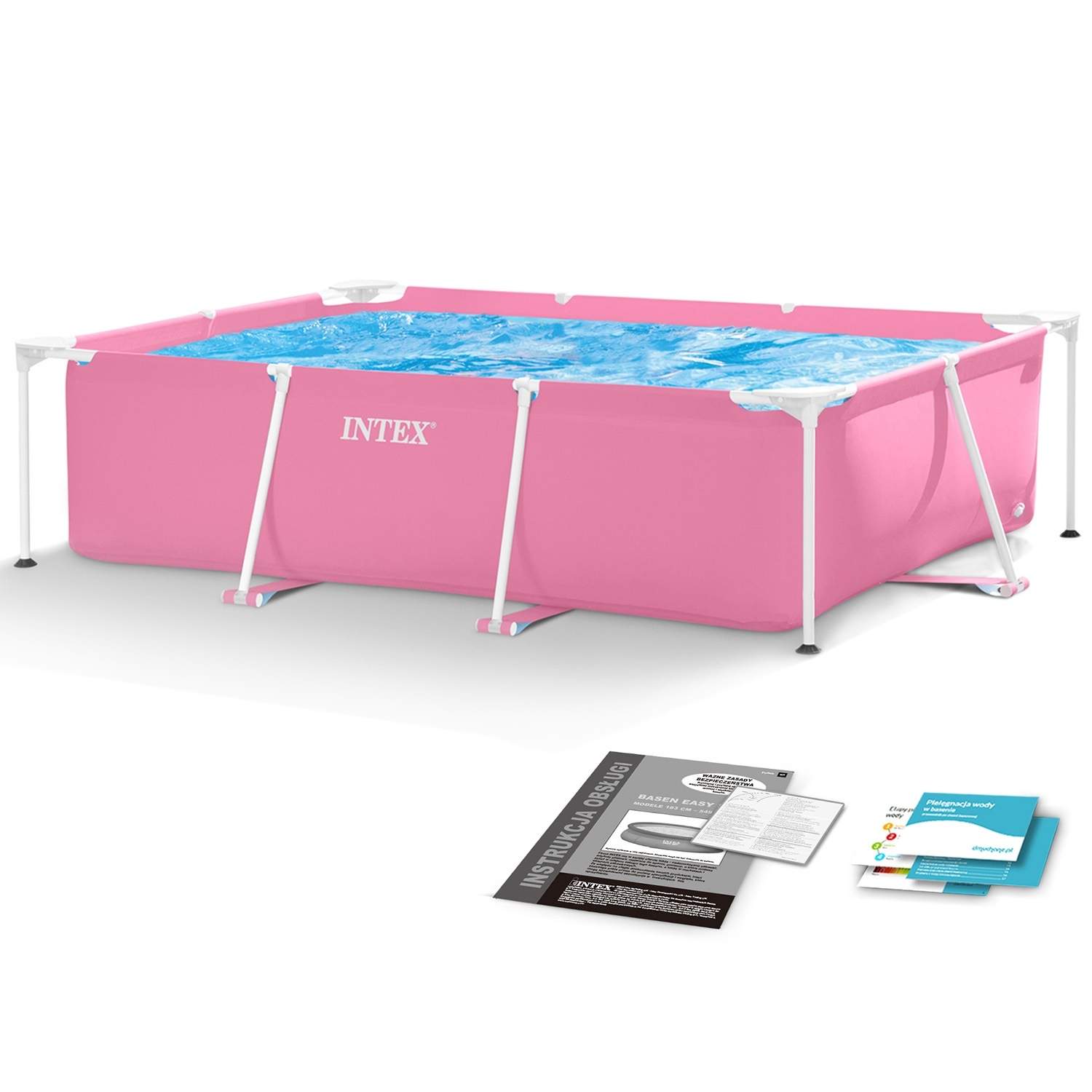Familiepool 220x150x60 cm - 3-lags PVC, 1662L