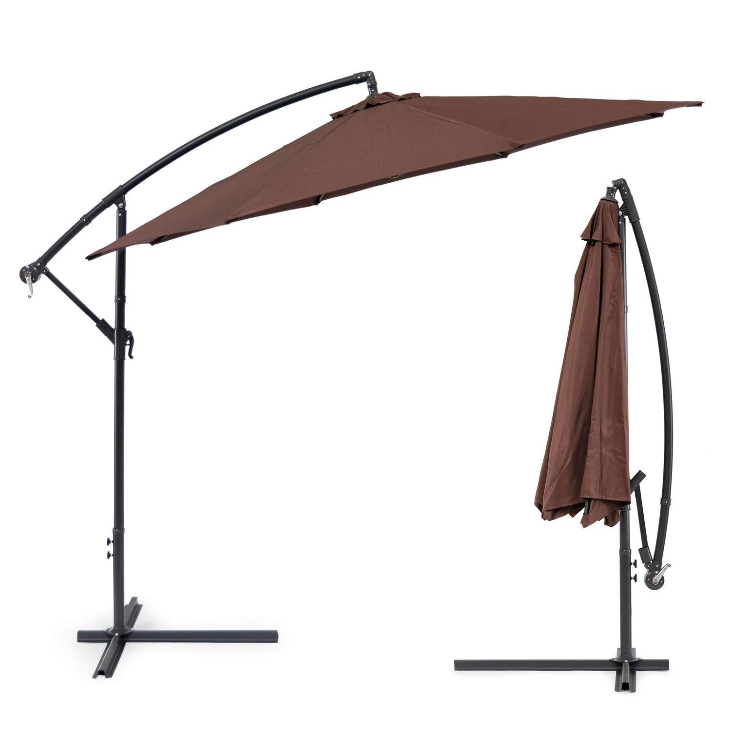 Hopfällbart paraply - Justerbart regn- och solskydd | Mode & Accessoarer - Accessoarer - Paraply | Pryloteket