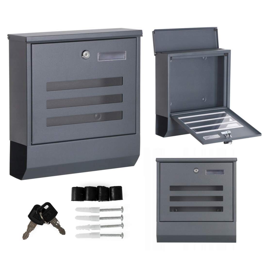 Galvaniserad Brevlåda med Tidningshållare | Hem & Hobby - Hem & Hushåll - Bygg | Pryloteket