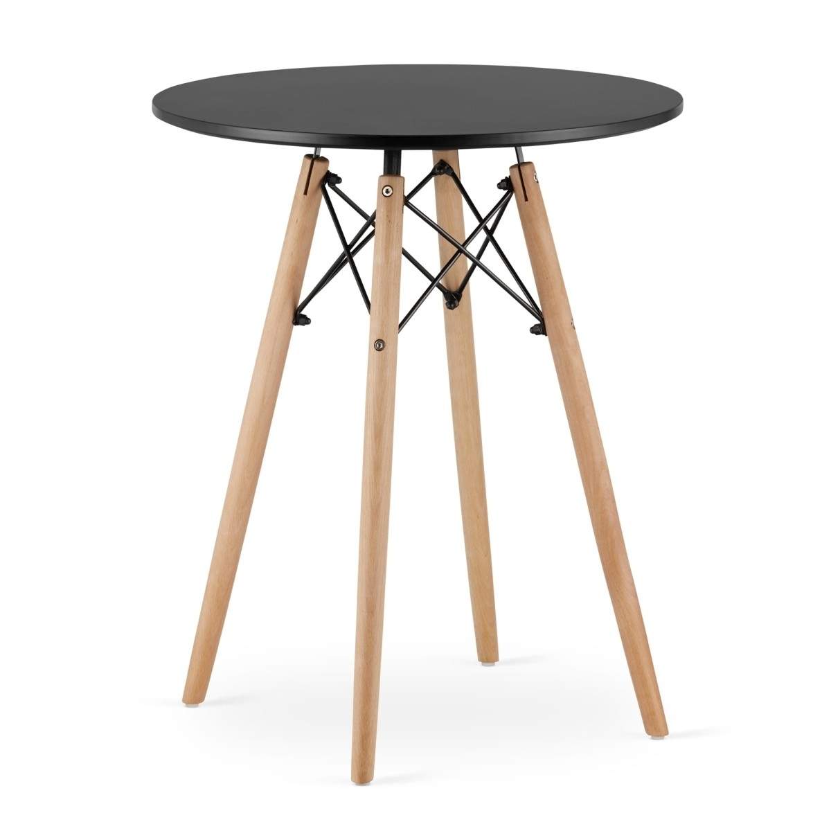 Matsort Rundt Bord 60 cm - Ergonomisk & Stabilt
