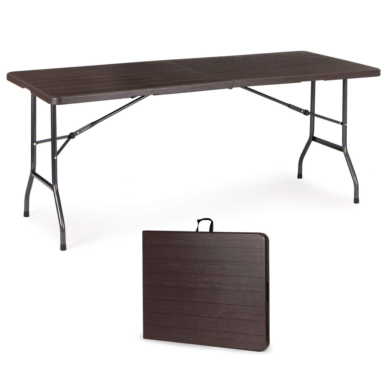 Sammenklappeligt Catering bord 180x70 cm Håndtag