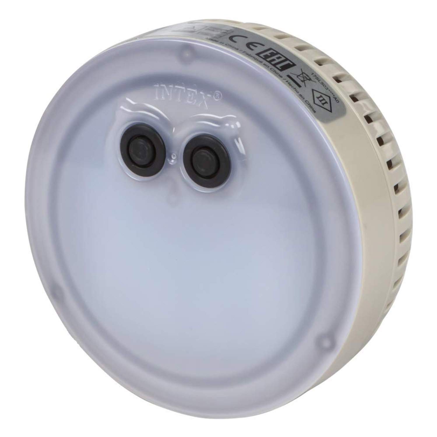 Flerfarvet LED-lampe til pool og spabad