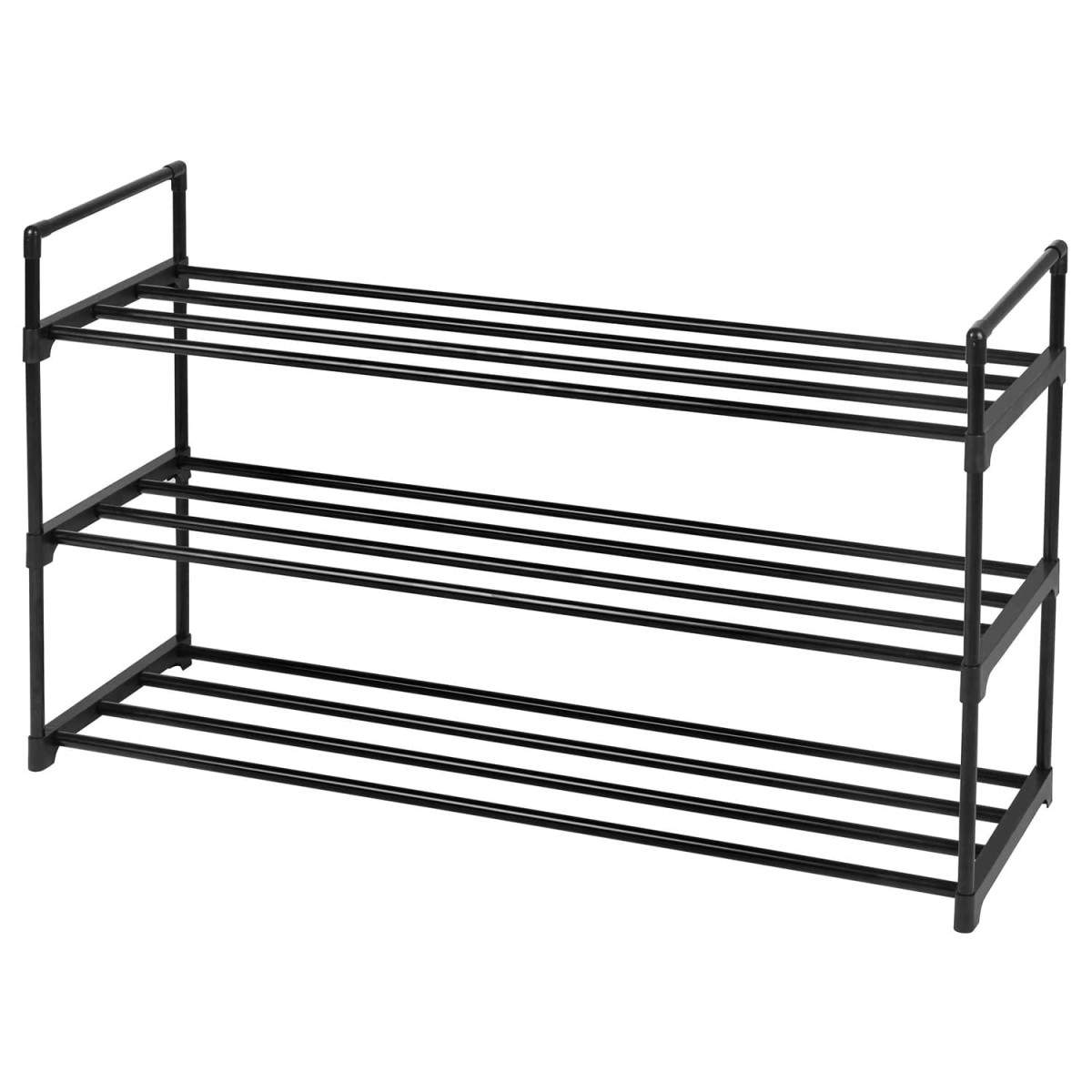 Rustikt skoskab med 3 hylder - Elegant design