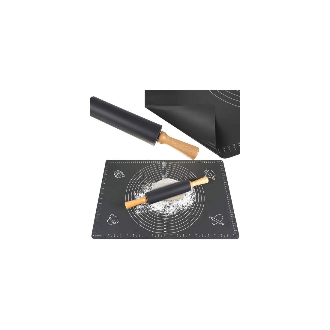 XXL Silikonbräda & Kavel - Värmetålig | Hem & Hobby | Pryloteket