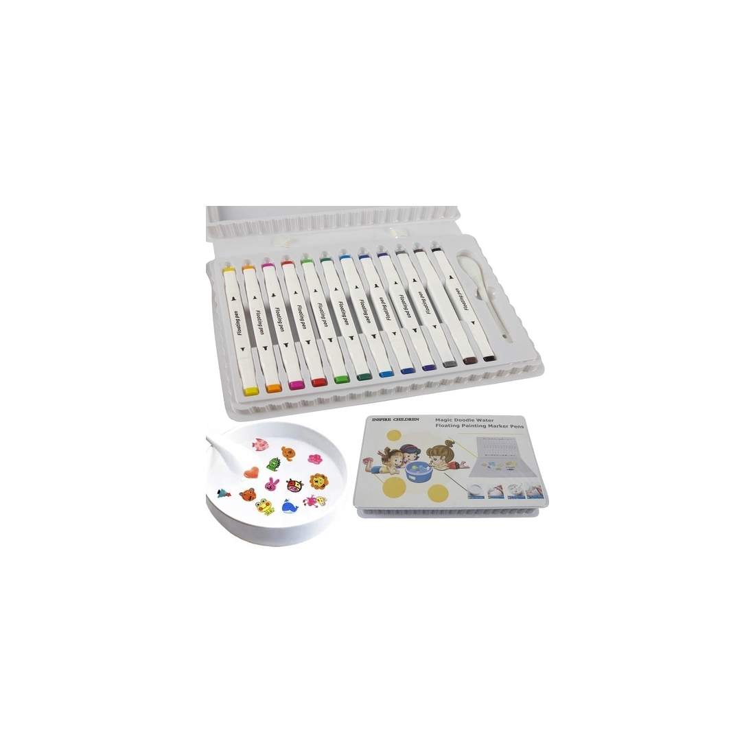 Barnsäkra Magiska Vattenmålning Pennor - 12 Färger | Hem & Hobby | Pryloteket