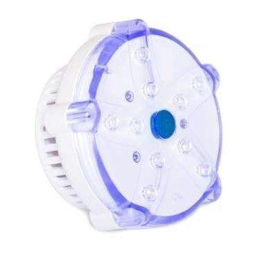 Batteridrevet poollys, 7 farver, automatisk sluk
