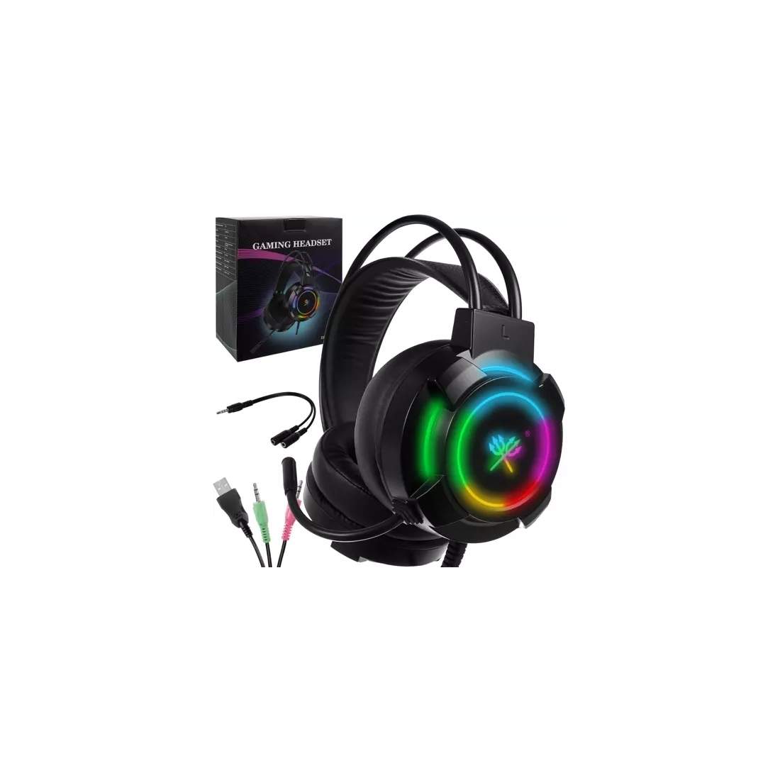 RGB Gaming Headset med Kristallklart Ljud | Hem & Hobby | Pryloteket