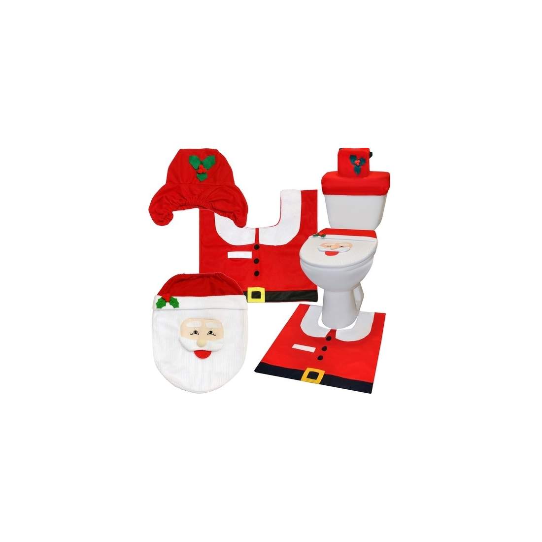 Julbadrumsset 3 delar - Halkfri, Festlig Design | Hem & Hobby | Pryloteket