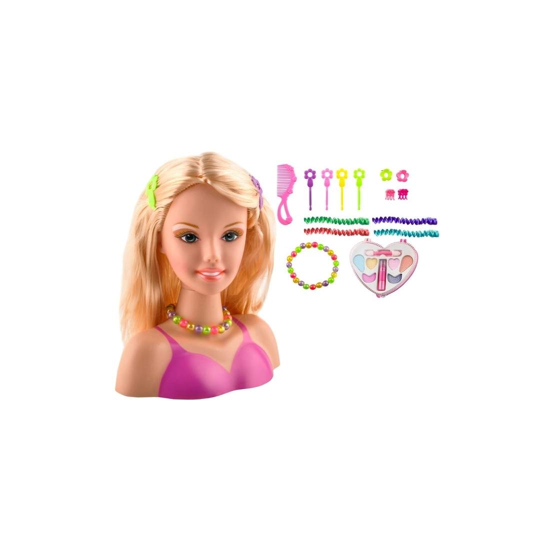 Hårstylinghuvud med Tillbehör för Barn 3+