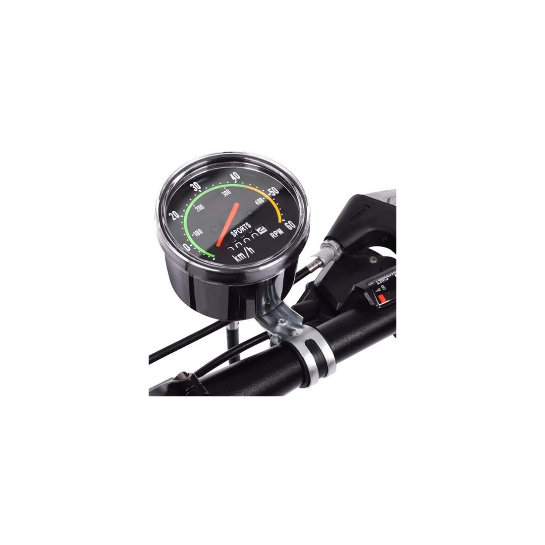 Alternativ bild 0 för Retro Analog Hastighetsmätare till Cykel / Motionscykel