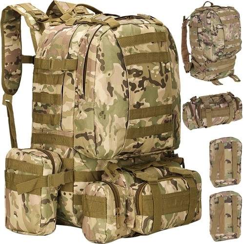 Waterproof Military Backpack 45L with MOLLE system