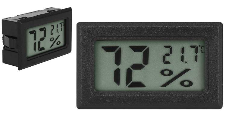 Digitalt 2-i-1 termometer og hygrometer med stort display