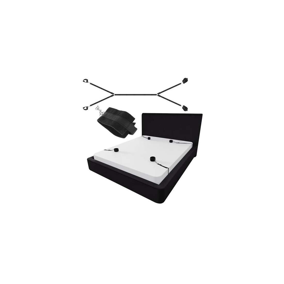 Justerbara BDSM-handfängsel - Säker & bekväm för säng | Hem & Hobby | Pryloteket