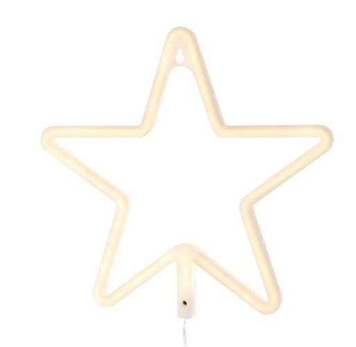 Stor LED-stjernedekoration - 100 LED'er, Batteri/USB