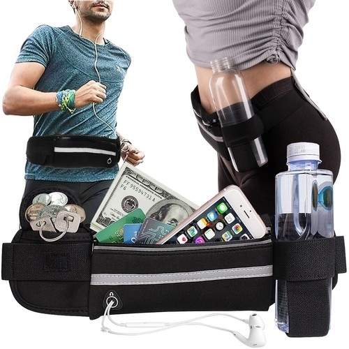 Löparbälte med Fickor och Reflexer | Hem & Hobby | Pryloteket