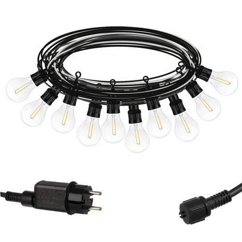 Dekorativ LED guirlande, vandtæt IP44, varm hvid