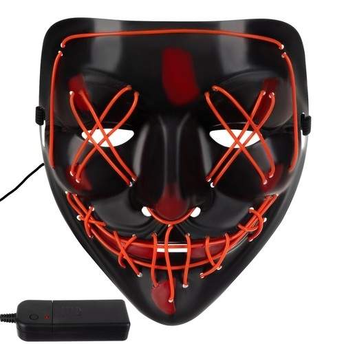 LED maske med 3 lystilstande til alle lejligheder