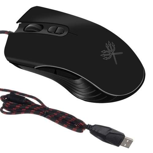 Gaming mus med LED, 7 knapper, 7200 DPI