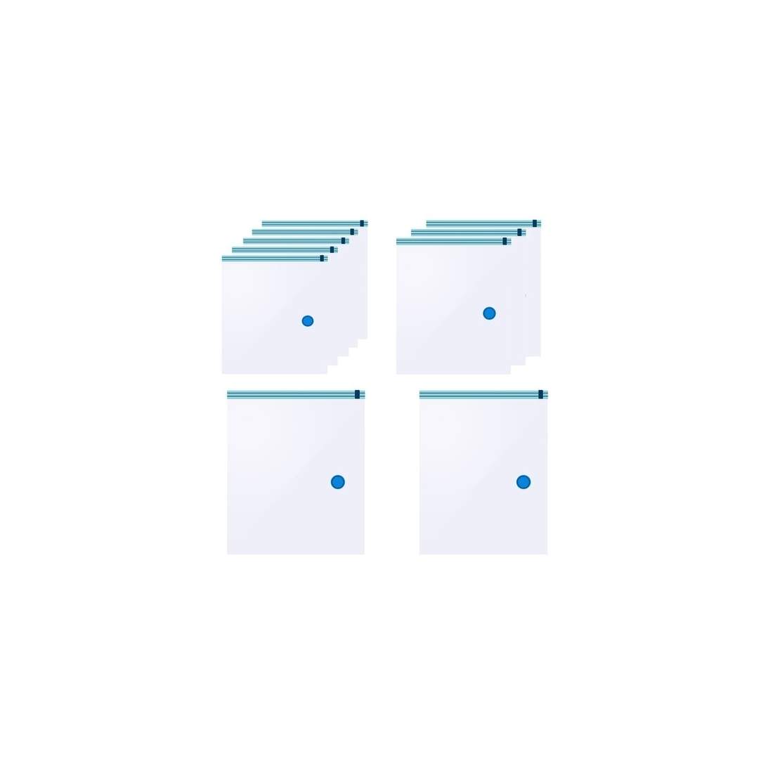 Återanvändbara Vacuumpåsar 10-pack Förvaringslösning | Hem & Hobby | Pryloteket