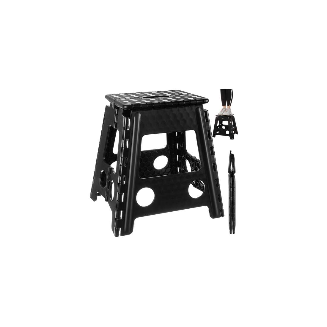 Hopfällbar Halkfri Pall med Bärhandtag, 100 kg | Hem & Hobby | Pryloteket