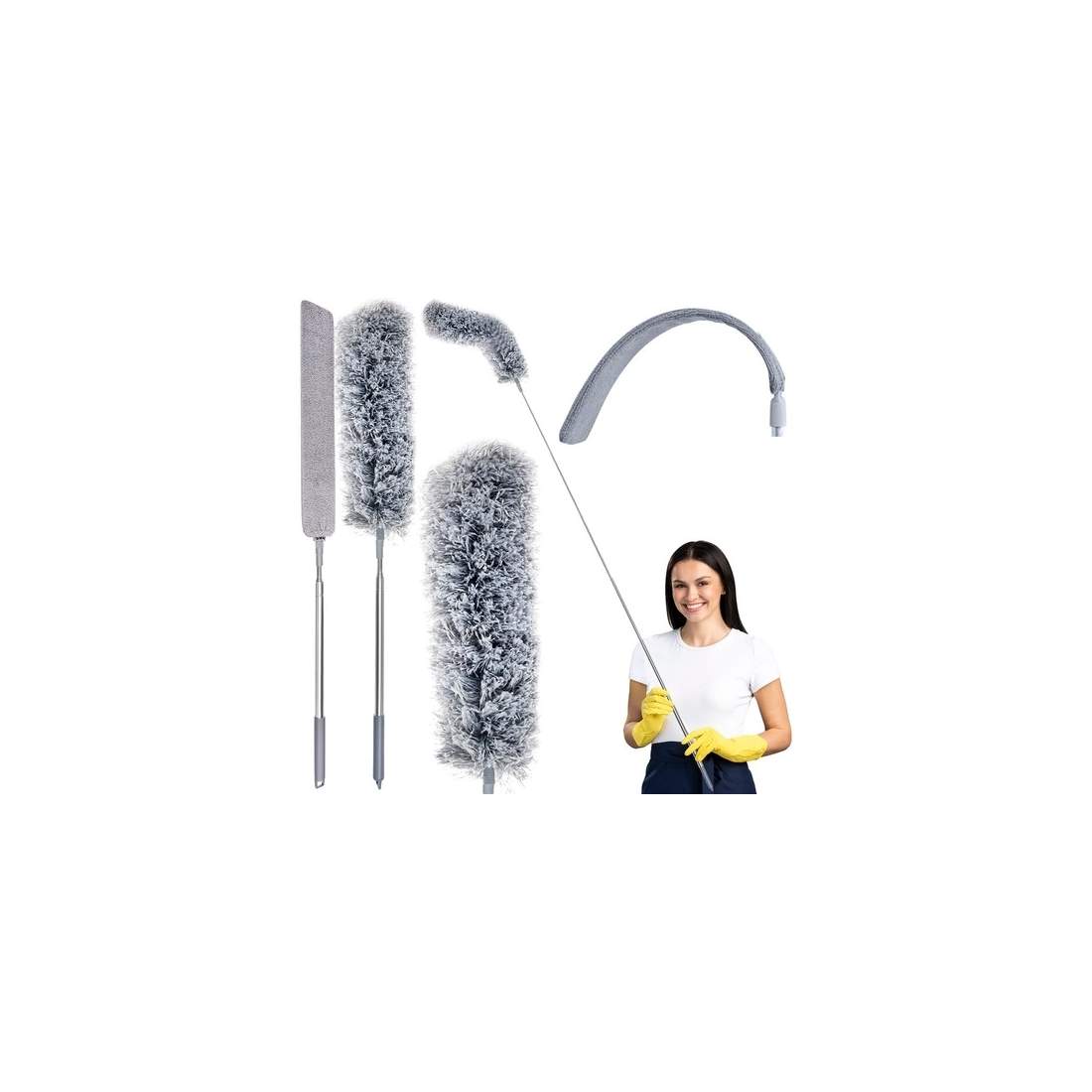 Teleskopborste med Dubbel Spets för Trånga Utrymmen | Hem & Hobby | Pryloteket