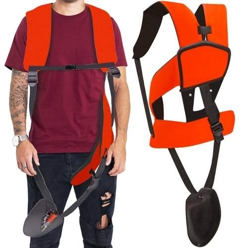 Justerbar sele med støttebælte og lårbeskytter