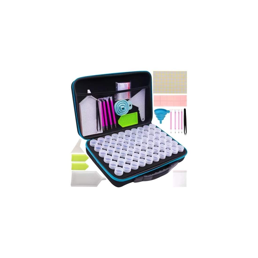 Diamantbroderi Tillbehörsset med 60 Burkar | Hem & Hobby | Pryloteket