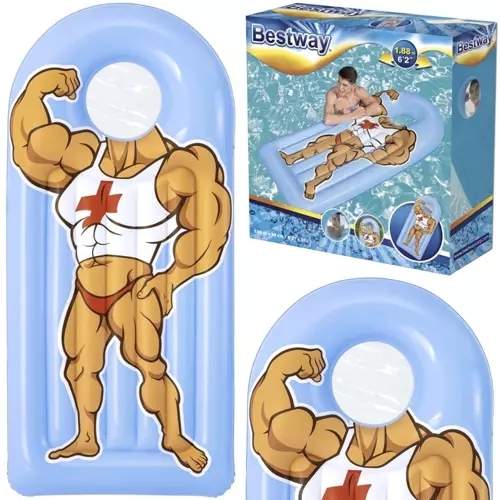 Farverig Luftmadras - Komfortabel og Holdbar til Sommeren