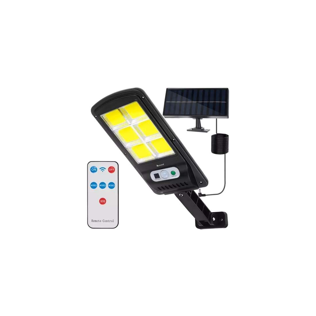 Solcellslampa 120 LED, Fjärrkontroll, IP65 Vattentät | Hem & Hobby | Pryloteket