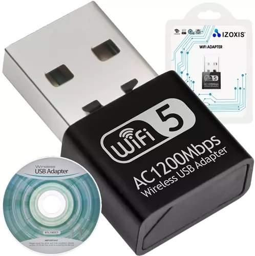 Kompakt WiFi-adapter Dual-Band til bærbar/desktop