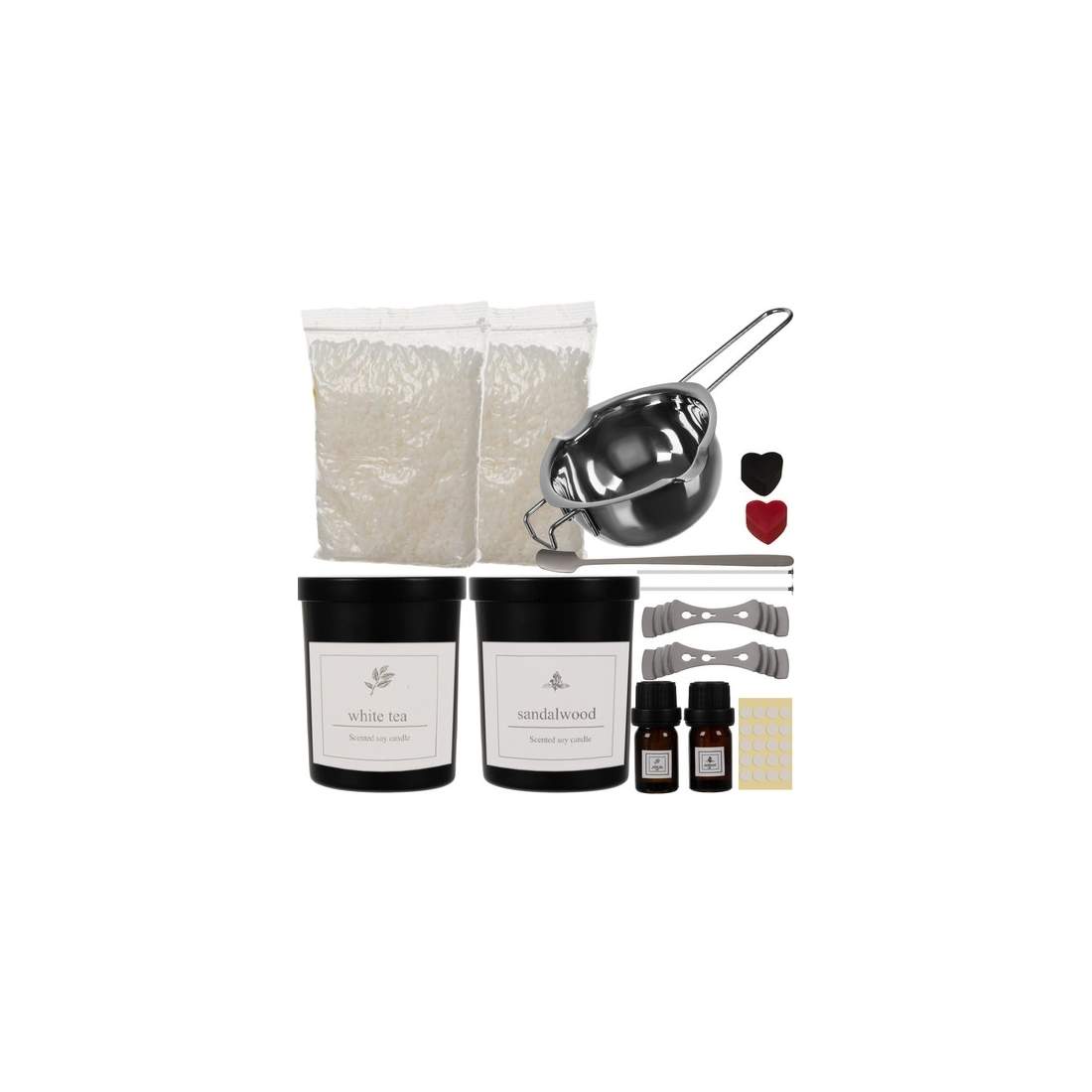 DIY Ljuskit Sojavax 36 Delar för 2 Ljus | Hem & Hobby | Pryloteket