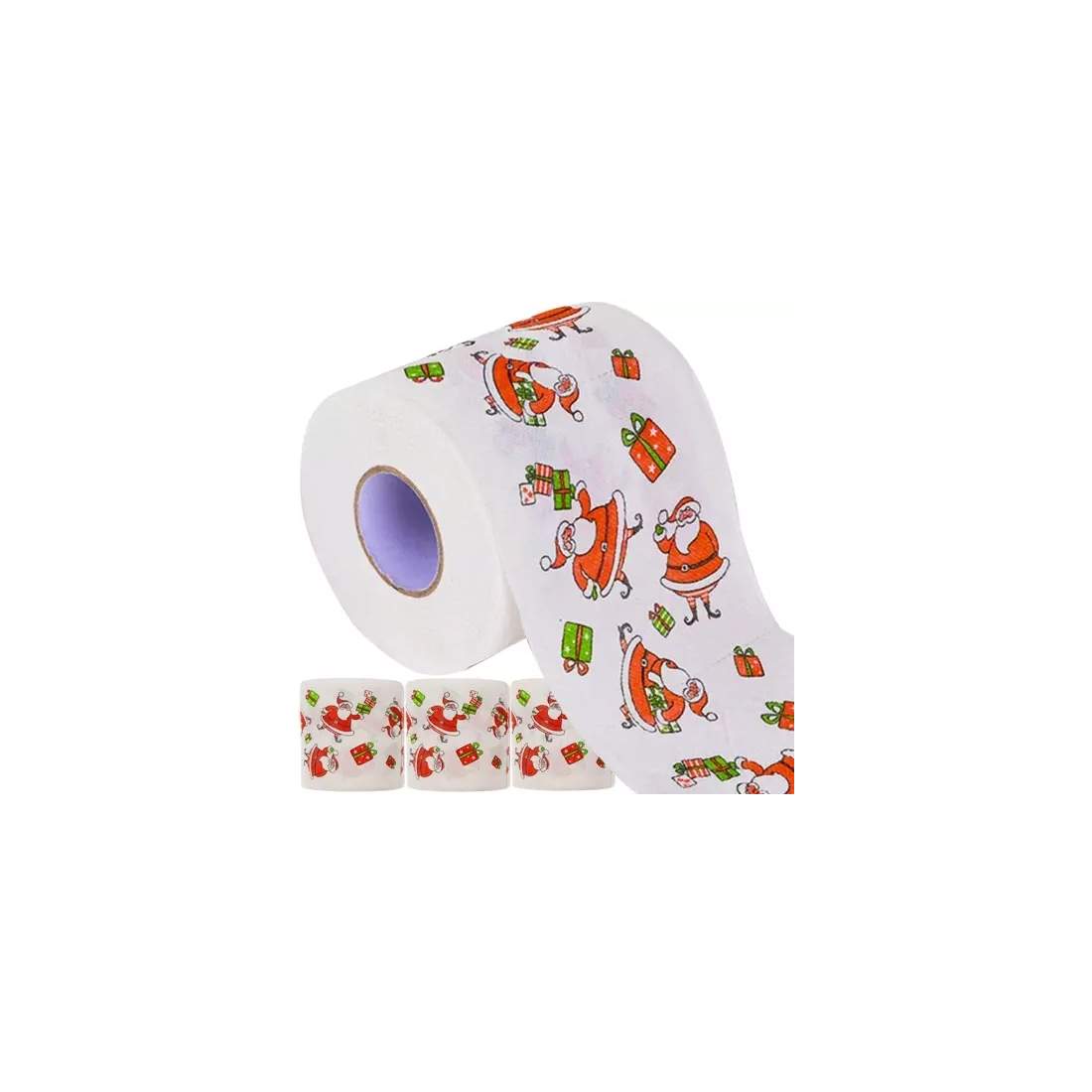 Toalettpapper Tomteform - 4 Rullar, 2 Lager | Hem & Hobby | Pryloteket