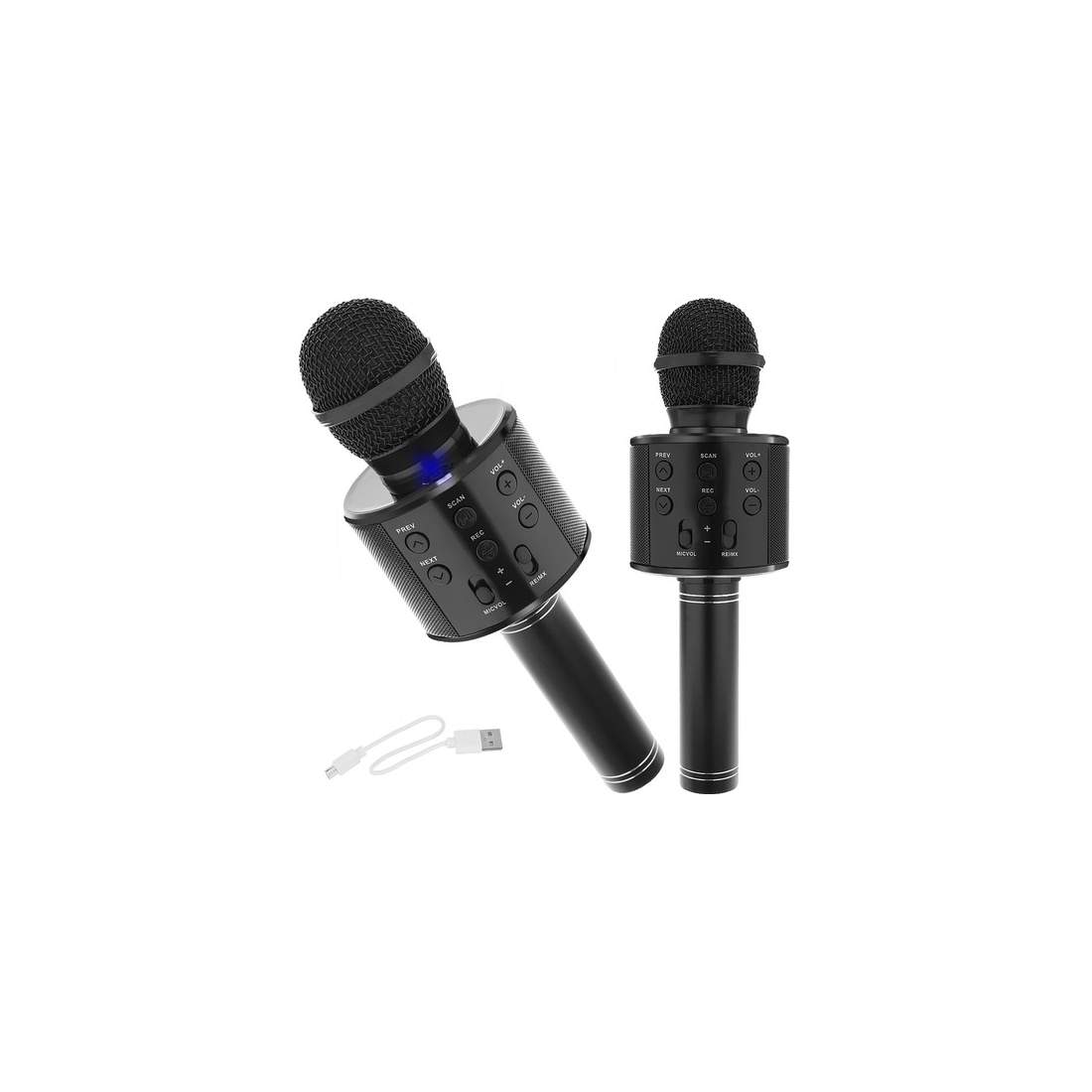 Bärbar Bluetooth Karaokemikrofon med Högtalare