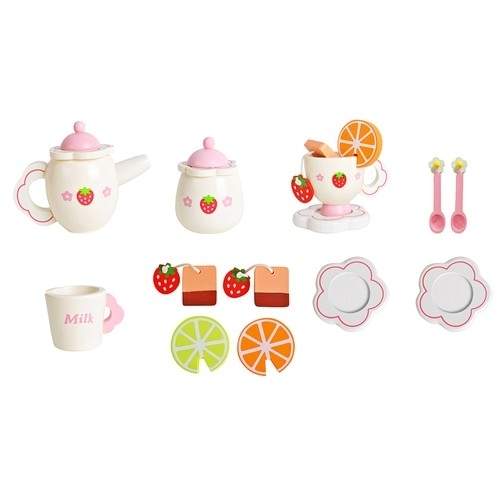 Alternativ bild 1 för Kruzzel Teservis i trä Kruzzel 21950