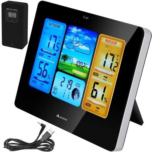 Trådløs Vejrstation med Sensor Få Styr på Vejret Hjemme