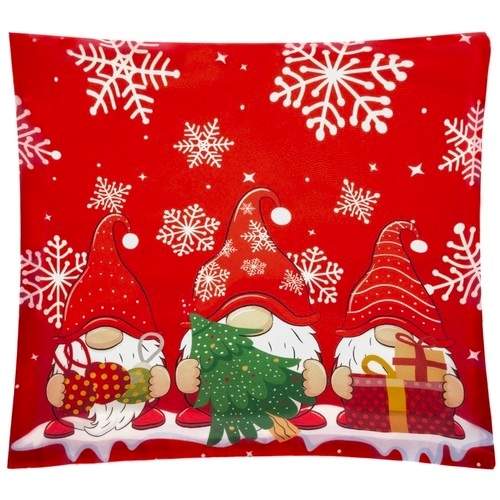 Jolly Pudebetræk 40x40 cm nissemotiv Polyester billede