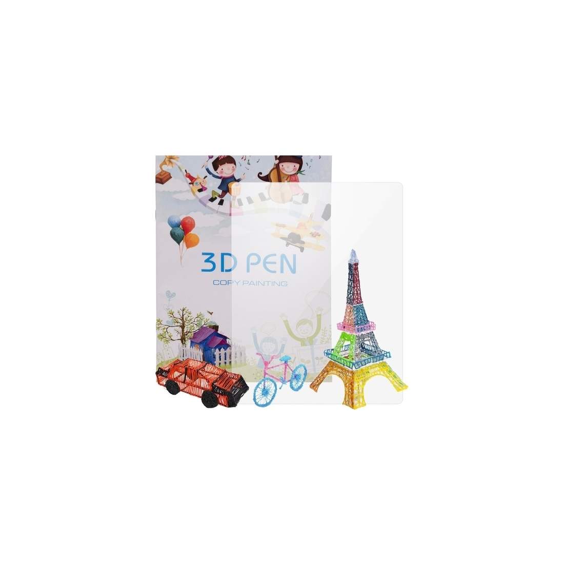 3D-Pennmallar Bok: 40 Plexiglas Mönster | Hem & Hobby | Pryloteket