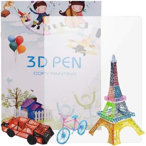 3D-penne skabeloner bog: 40 plexiglas mønstre