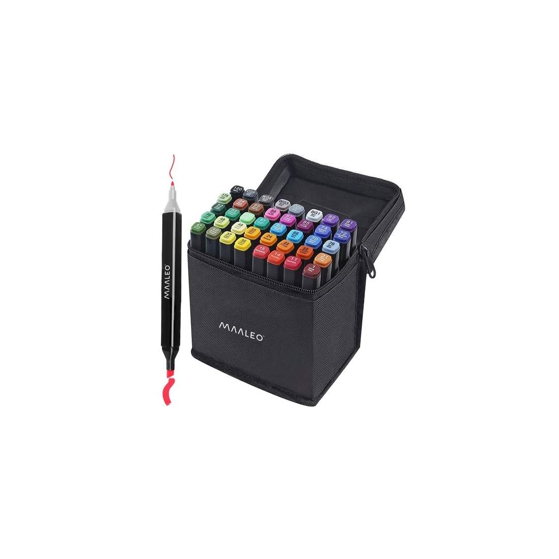 Dubbelsidiga Överstrykningspennor 40-pack med Fodral | Hem & Hobby | Pryloteket