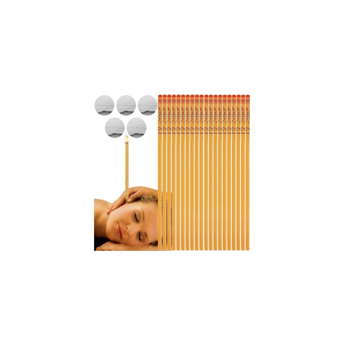 Öronljus Bivax 10 Par med Filter och Stativ | Hem & Hobby | Pryloteket