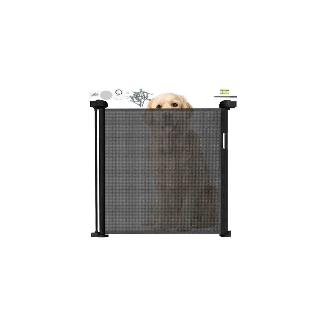 Extenderbar säkerhetsgrind, enkel installation 154cm | Hem & Hobby - Hem & Hushåll - Hemsäkerhet - Barnspärrar & Anpassning - Barngrindar & Trappgrindar - Rullgardinsgrindar | Pryloteket